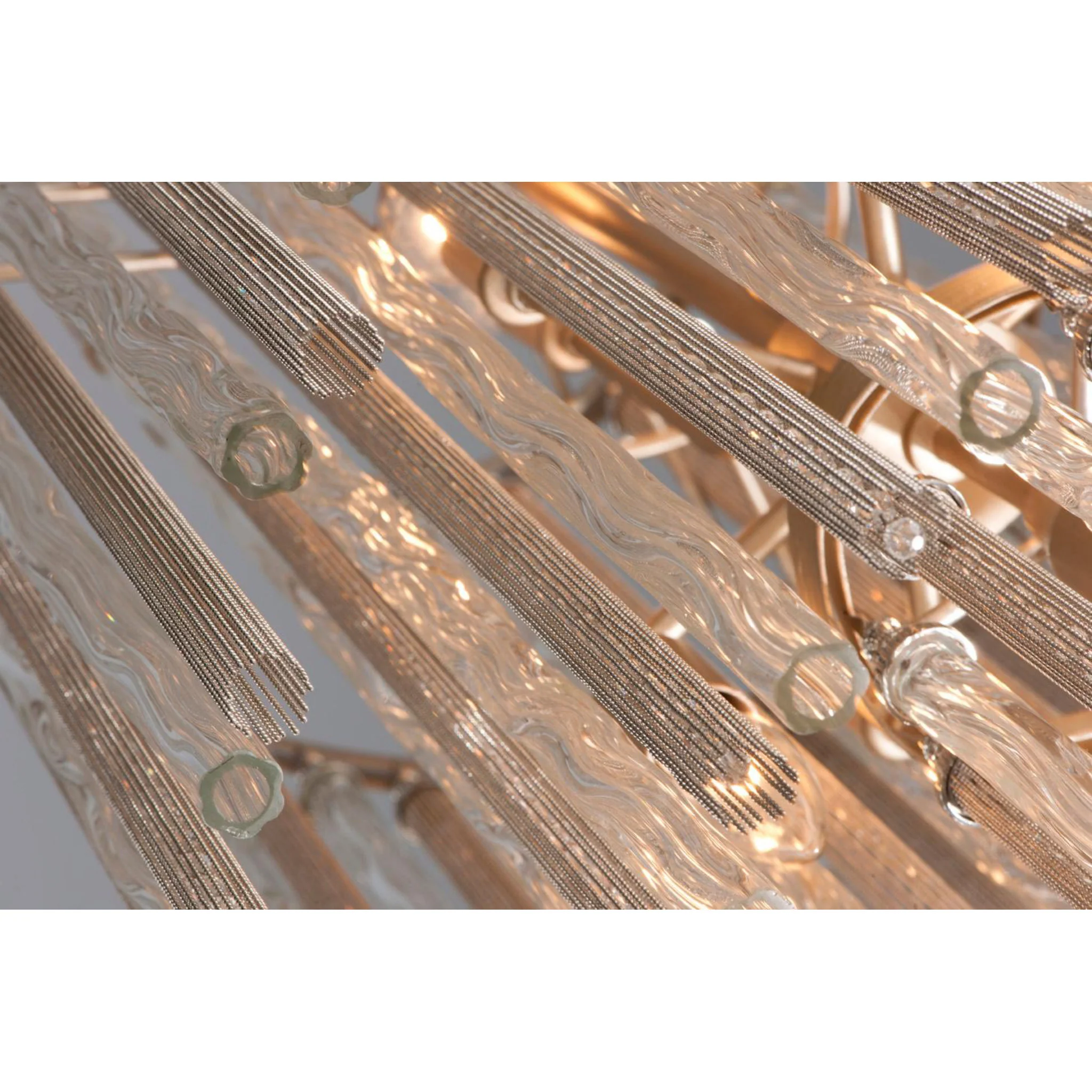 Chimera 3-Light Pendant in  Warm Silver Leaf 12.75L x 12.75W x 18.25H - Image 5