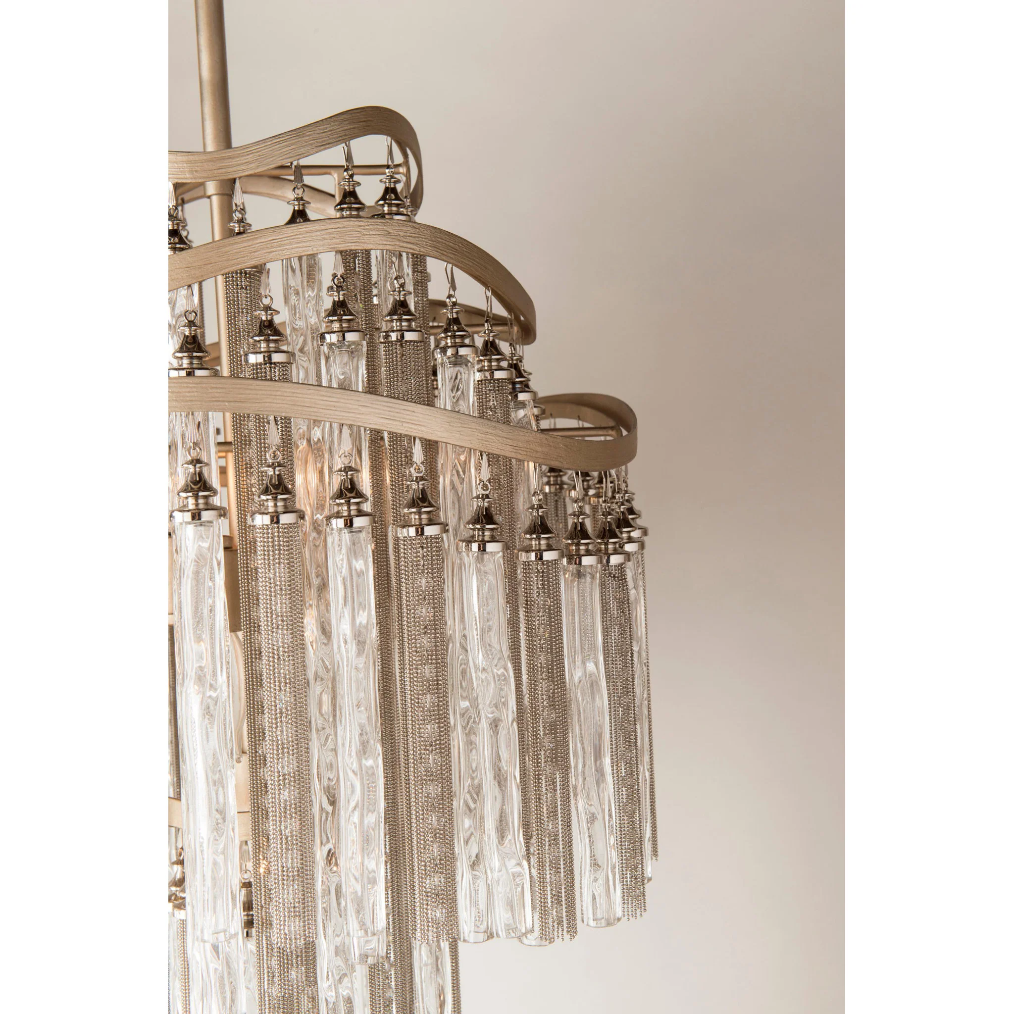 Chimera 3-Light Pendant in  Warm Silver Leaf 12.75L x 12.75W x 18.25H - Image 6