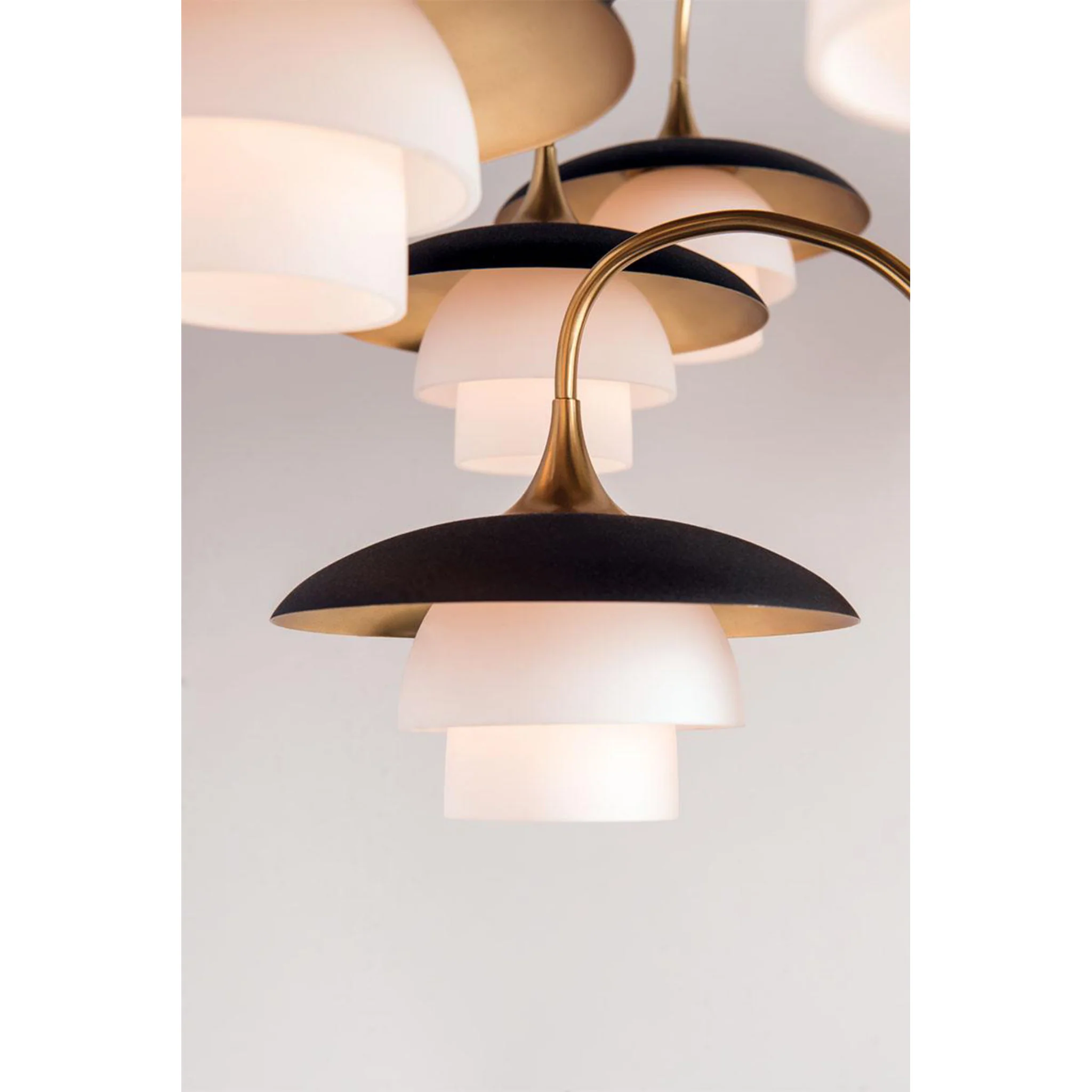 Barron 1-Light Pendant in  Aged Brass 8L x 8W x 5.5H - Image 6