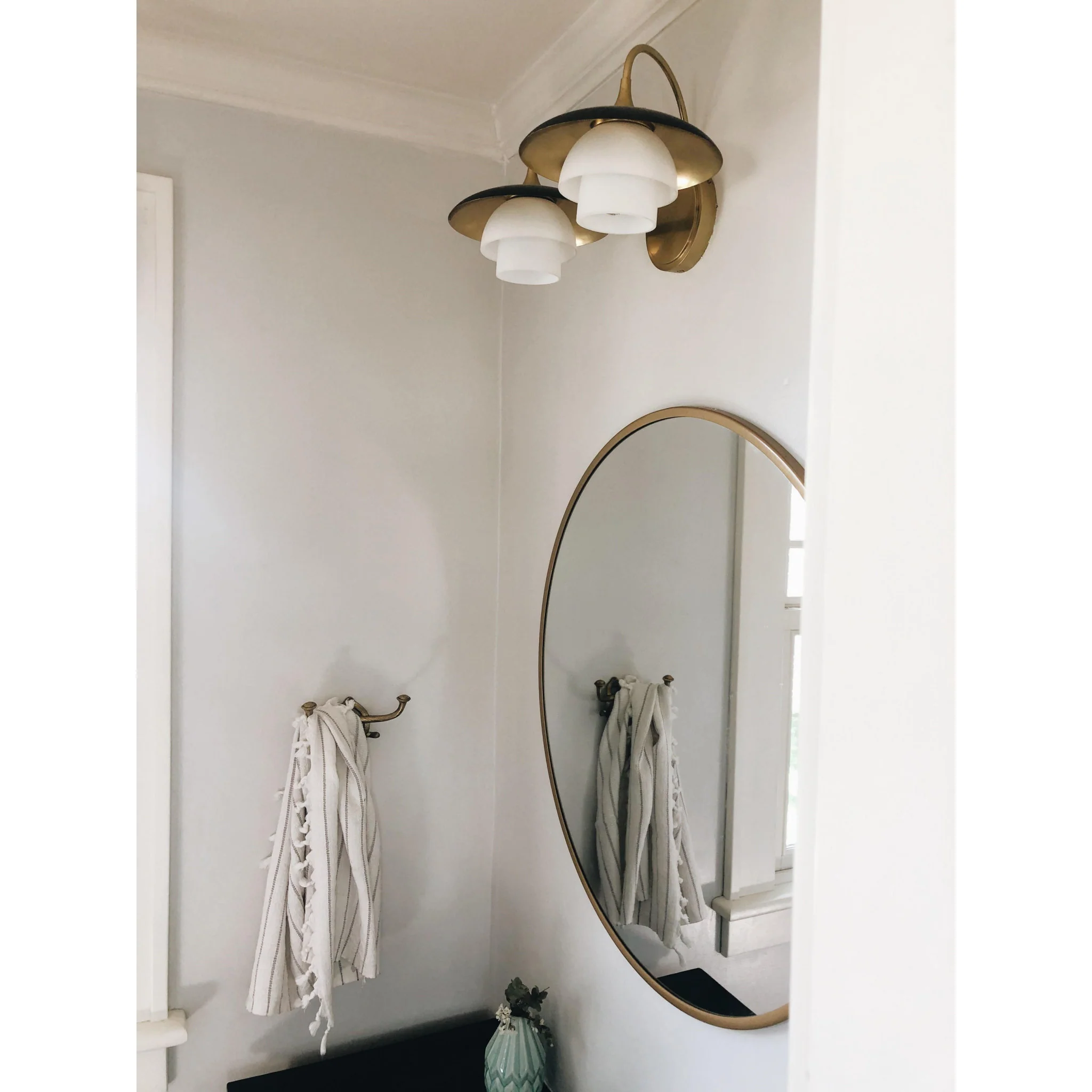 Barron 2-Light Bath and Vanity in  Aged Brass 18.5L x 18.5W x 8.25H - Image 9