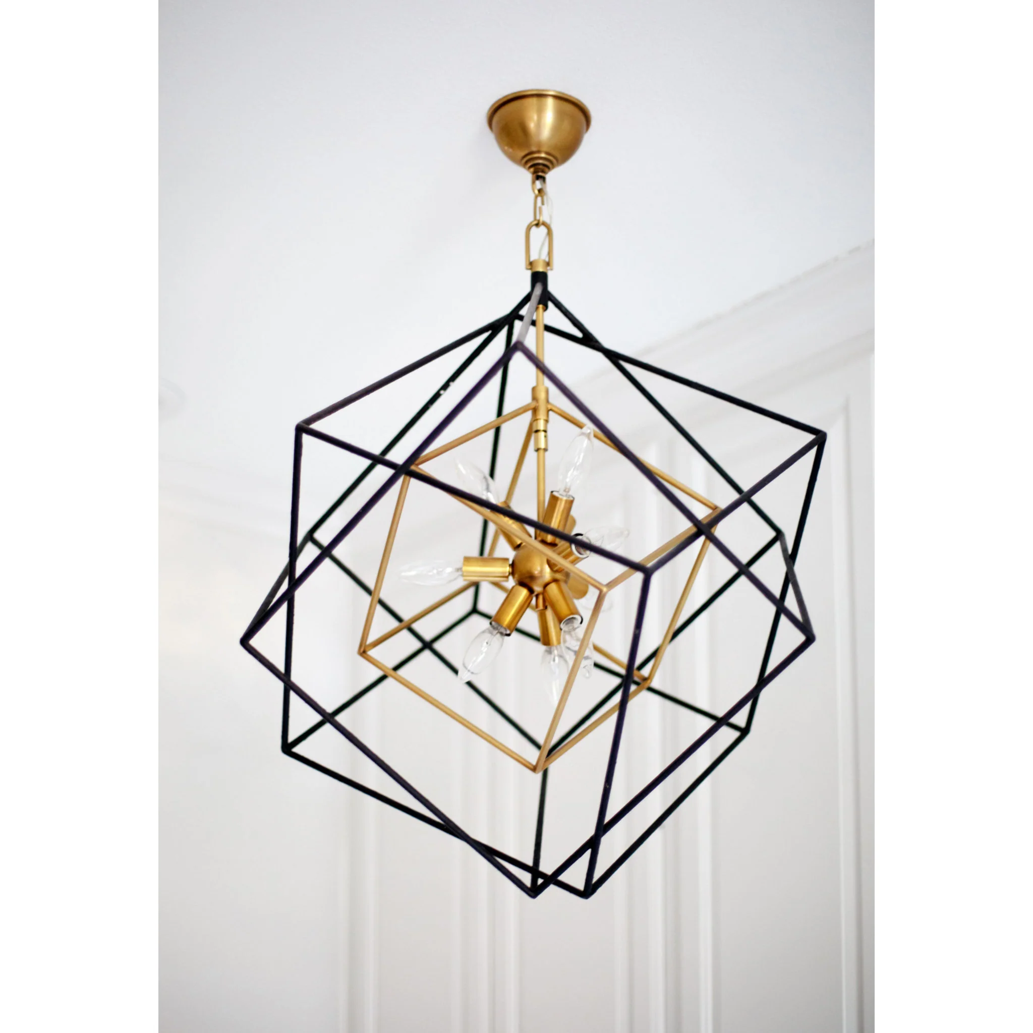 Roundout 9-Light Chandelier in  Aged Brass 26L x 26W x 30.5H - Image 11