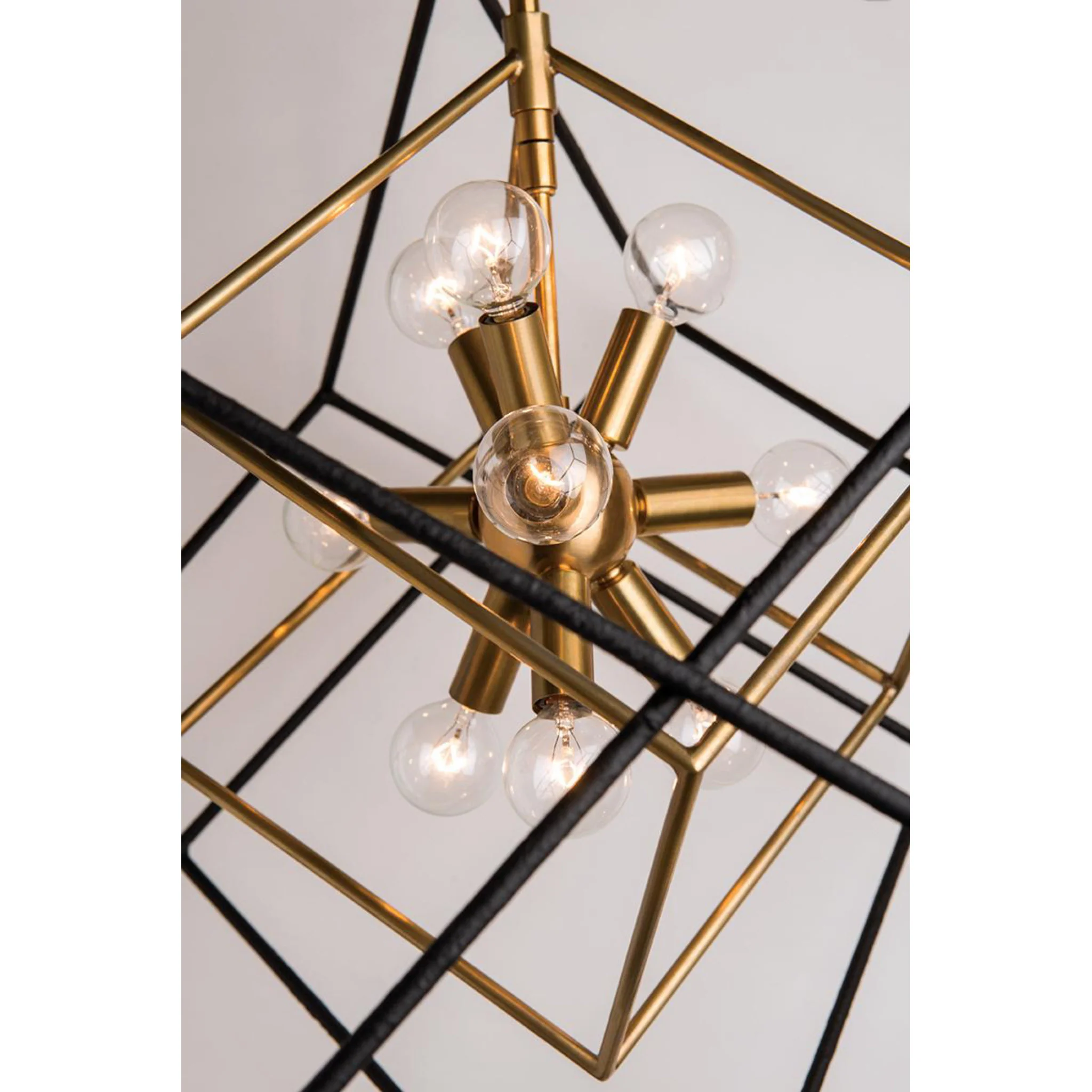 Roundout 9-Light Chandelier in  Aged Brass 26L x 26W x 30.5H - Image 5